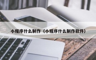 伊川小程序什么制作（小程序什么制作软件）
